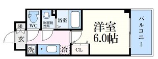 兵庫駅 徒歩10分 14階の物件間取画像